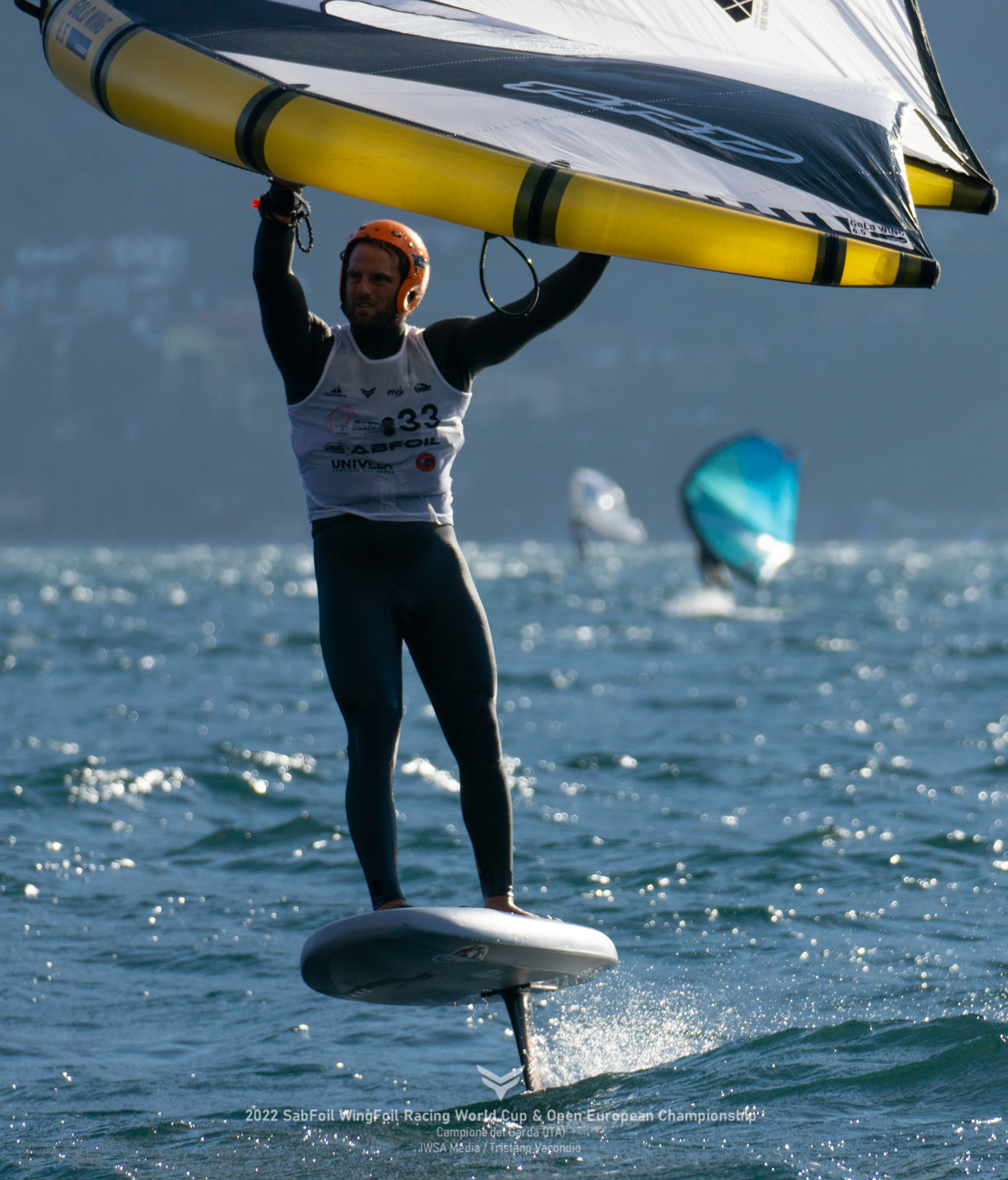 SABFOIL 2022 WINGFOIL RACING WORLD CUP OPEN EUROPEAN CHAMPIONSHIPS CAMPIONE DEL GARDA ITA Tristano Vacondio IWSA DSC00035148