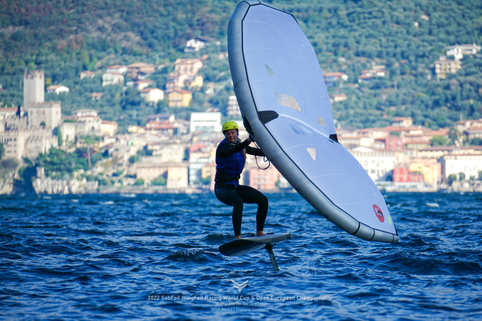 SABFOIL 2022 WINGFOIL RACING WORLD CUP OPEN EUROPEAN CHAMPIONSHIPS CAMPIONE DEL GARDA ITA Tristano Vacondio IWSA DSC01653102