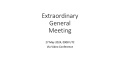 Extraordinary General Meeting