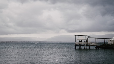 It was a dark and stormy day in Cagliari